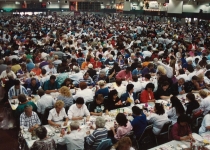 Crowds at Potawatomi Bingo Circus Parade Bash, 1993