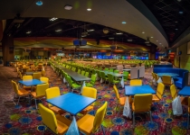 The bingo room is remodeled in 2018